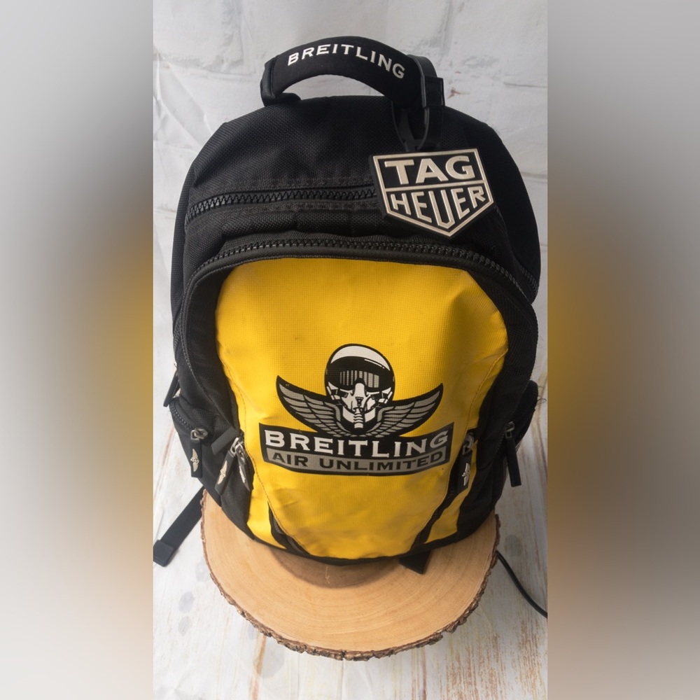 Breitling Air Unlimited Yellow/Black Backpack - from Luxury Breitling Watch Co.
